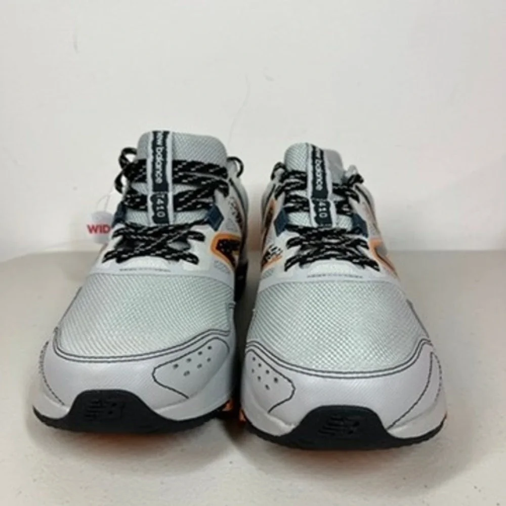 New Balance 410v8 Trail Running Shoes‎ Mens Size 8 4E Wide Grey Orange
